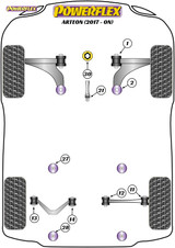 Powerflex Lower Torque Mount Small Bush - Arteon (2017 on) - PFF3-1326