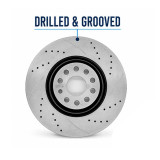 VBT Front Brake Disc Set - 288x25mm - VW UP GTI