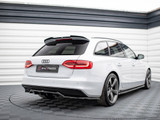 Maxton Design Central Rear Splitter (Vertical Bars) Audi A4 Competition B8 Facelift