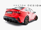 Maxton Design Street PRO Rear Diffuser + Flaps Audi RS3 Sedan 8Y Facelift