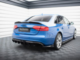 Maxton Design Rear Valance Audi A4 S-Line Sedan / Avant B8 (Version with dual exhaust tips on one side)