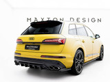 Maxton Design Rear Splitter (Vertical Bars) Audi SQ7 Mk2 (4M) Facelift