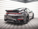 Maxton Design Rear Splitter (Vertical Bars) Porsche 911 Turbo S 992