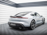 Maxton Design Rear Splitter (Vertical Bars) Porsche Taycan / Taycan 4 / Taycan 4S / Taycan GTS Mk1