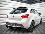 Maxton Design Street PRO Rear Diffuser Seat Ibiza FR SC Mk4 Facelift - Black-Red