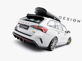 Maxton Design Rear Side Splitters V.7 Skoda Octavia RS Liftback / Estate Mk4