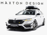 Maxton Design Front Splitter V.4 Skoda Octavia RS Mk 4
