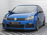 Maxton Design Front Splitter V.2 Volkswagen Golf R Mk6