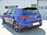 Maxton Design Rear Splitter Volkswagen Golf R Mk7 Facelift - Carbon Look