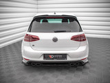 Maxton Design Rear Side Splitters V.3 VW Golf R Mk7 - Carbon Look