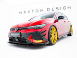 Maxton Design Street PRO Front Splitter + Flaps Volkswagen Golf GTI Clubsport Mk8 Facelift