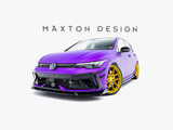 Maxton Design Front Bumper Wings (Canards) Volkswagen Golf R Hatchback / Variant Mk8 Facelift