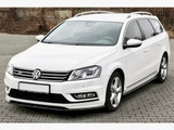 Maxton Design Front Splitter V.1 Volkswagen Passat R-Line B7 - Carbon Look