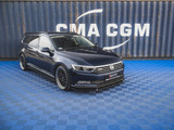 Maxton Design Front Splitter V.2 Volkswagen Passat B8 - Carbon Look