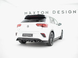 Maxton Design Central Rear Splitter (Vertical Bars) Volkswagen T-Roc R Mk1