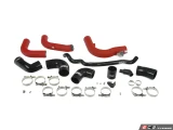 ECS Tuning MK8 Golf R Charge Pipe Kit - Wrinkle Red