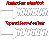 M14 x 1.50 Longer Single Wheel Bolt For Wheel Spacers (Tapered)