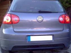 Rear Bumper Spoiler VW Golf V #201407 – Marvel Tuning