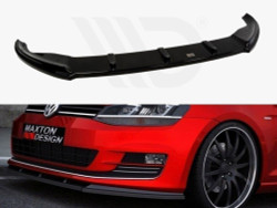 Maxton Design Gloss Black Front Splitter VW Golf 4 (For 25Th Front