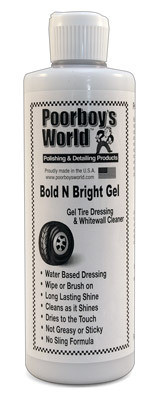 Poorboy's Bold 'n' Bright Tyre Gel (473ml)