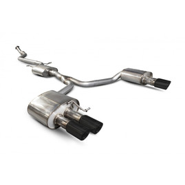 Resonated - Ceramic Black Quad Tailpipes