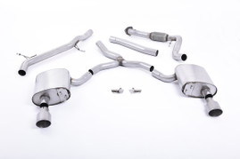 Milltek Cat-Back Exhaust for Audi A4 (B9) 2.0 TFSI Quattro