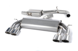 Milltek 'Non-Valved' Race Cat-Back Exhaust - VW Golf 'R' Mk7