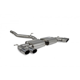 Scorpion 'Race' 80mm Cat Back Exhaust System - Volkswagen Golf Mk7.5 'R'