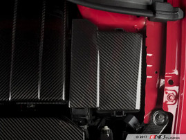 ECS Tuning Carbon Fibre Fuse Box / ECU Cover Black - 2.0T Gen 3 EA888 and RS8V