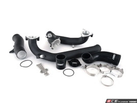 ECS Tuning Post Throttle Valve Charge Pipe Kit - Wrinkle Black - B9 S4