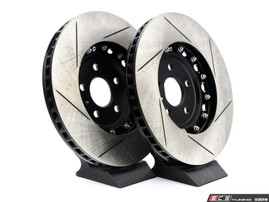 ECS Tuning - 340x30mm Front Slotted 2-Piece Semi-Floating Brake Discs Pair