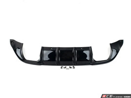 ECS Tuning Gloss Black Rear Diffuser - Golf Mk7.5 R