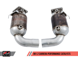 AWE Tuning Porsche 991.2 Carrera/Carrera S Performance Catalysts (non PSE models)