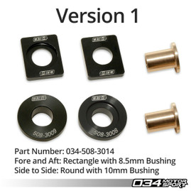 034Motorsport Billet Solid Shifter Bushing Kit - 5-Speed and 6-Speed MQB Models