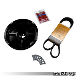 034Motorsport  3.0 TFSI Supercharger 207mm Crank Pulley Upgrade, B8/B8.5 Audi S4/S5/Q5/SQ5 & C7 Audi A6/A7