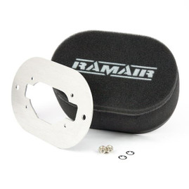 Ramair RS2-241-404 - Carb Air Filter With Baseplate Weber 36/40 DCNVA 100mm Internal Height