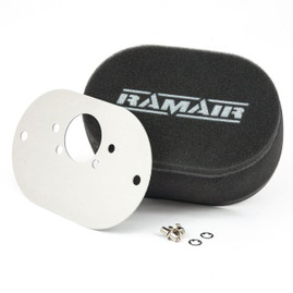 Ramair RS2-247-403 - Carb Air Filter With Baseplate SU HIF6 (Mini Offset) 65mm Internal Height