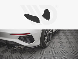 Maxton Design Black Street Pro Rear Side Splitters Audi S3 8Y (2020-)