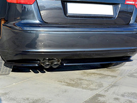 Maxton Design Gloss Black Rear Side Splitters Audi A3 Sportback 8P/ 8P Facelift (2004-2013)