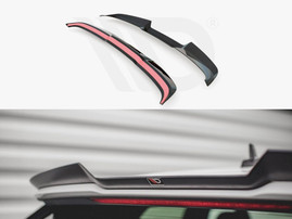 Maxton Design Gloss Black Spoiler Cap V.1 Audi RS3 / S3 / A3 S-Line Sportback 8Y (2020-)