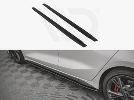 Maxton Design Black Street Pro Side Skirts Diffusers Audi S3 / A3 S-Line 8Y (2020-)