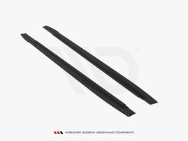 Maxton Design Black Street Pro Side Skirts Diffusers Audi S3 / A3 S-Line 8Y (2020-)