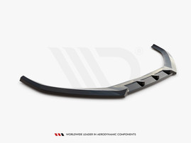 Maxton Design Gloss Black Front Splitter V.1 Audi A4 B9 (2015-2019)