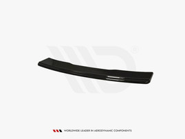 Maxton Design Gloss Black Central Rear Splitter Audi A4 B9 S-Line Avant (2015 - Up)