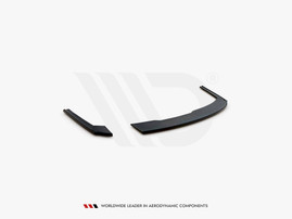Maxton Design Gloss Black Rear Side Splitters V.2 Audi A4 S-Line B9 (2015-2019)