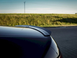 Maxton Design Gloss Black Spoler Cap Audi A6 S-Line C6 Fl Sedan (2008-2011)