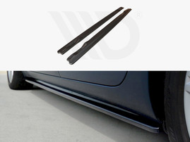 Maxton Design Gloss Black Side Skirt Diffusers Audi A6 S-Line C6/ C6 Fl (2004-2011)