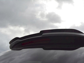 Maxton Design Gloss Black Spoiler Cap Audi S6 / A6 S-Line C7 / C7 Fl Avant (2011-2017)