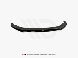 Maxton Design Gloss Black Front Splitter Audi S7 / A7 S-Line C7 Fl (2014-2017)