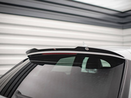 Maxton Design Gloss Black Spoiler Cap Audi Q3 S-Line 8U Facelift (2014-2018)